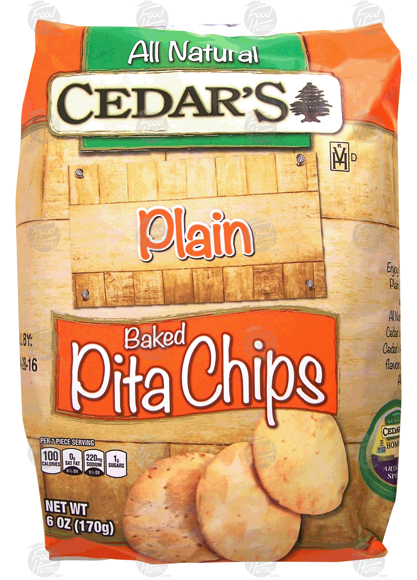 Cedar's All Natural plain baked pita chips Full-Size Picture